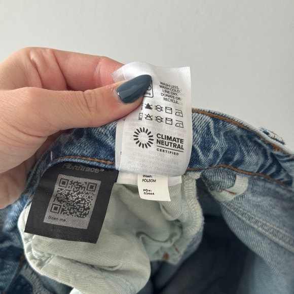 REFORMATION Cary Low Rise Jeans in Folsom 26 - Picture 5 of 6